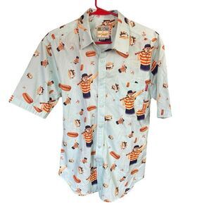 The Roosevelts RSVLTS x Sandlot Movie Great Hambino Button Up Shirt Size M Mens